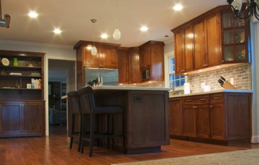 This kitchen was completely updated from floor to ceiling.