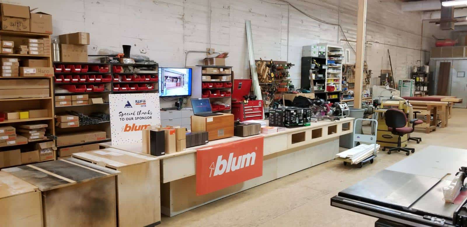 Image of Blum sponsorship area.
